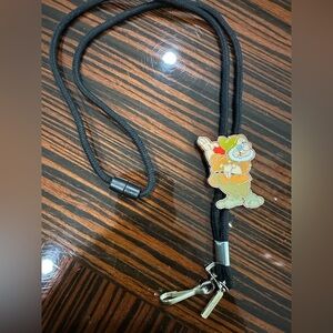 Disney Bolo Lanyard With DOC Snow White 7 Dwarfs EUC